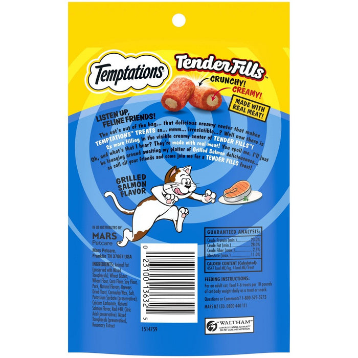 Temptations Tender Fills Roasted Salmon Cat Treat - 2.1oz