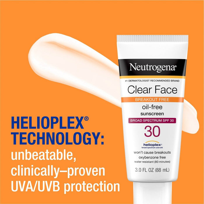 Neutrogena Clear Face Liquid Sunscreen Lotion - SPF 30
