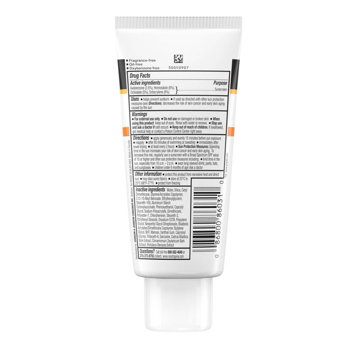 Neutrogena Clear Face Liquid Sunscreen Lotion - SPF 30