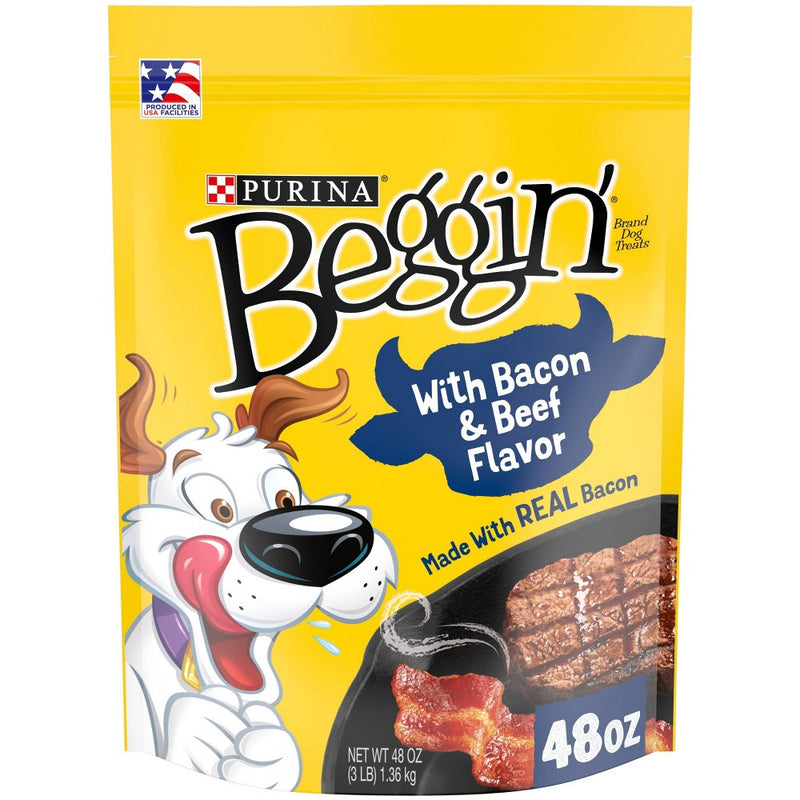 Beggin' Strips Bacon & Beef Chewy Dog Treat - 48oz