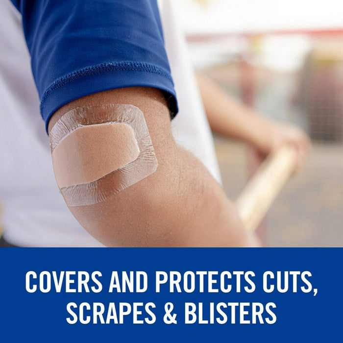 Nexcare Waterproof Bandages Knee and Elbow, Clear, 2 3/8 in x 3 1/2 in, 8 ct.
