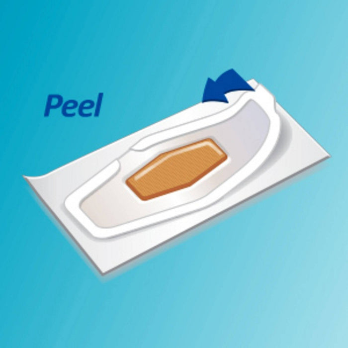 Nexcare Waterproof Bandages Knee and Elbow, Clear, 2 3/8 in x 3 1/2 in, 8 ct.