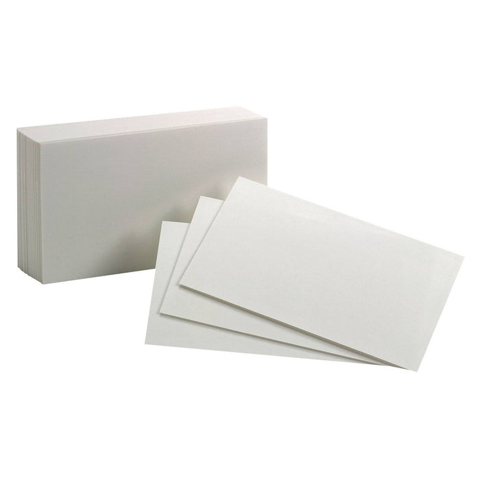 100ct 3" x 5" Unruled Index Cards White - up & up