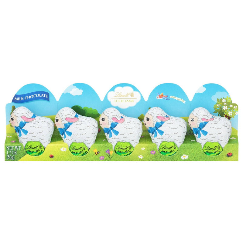 Lindt Easter Milk Chocolate Mini Lambs - 1.7oz/5ct