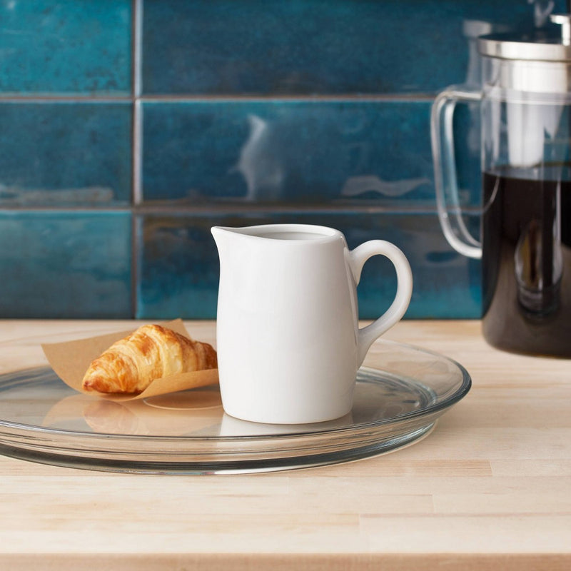8oz Ceramic Creamer Pitcher White - Threshold