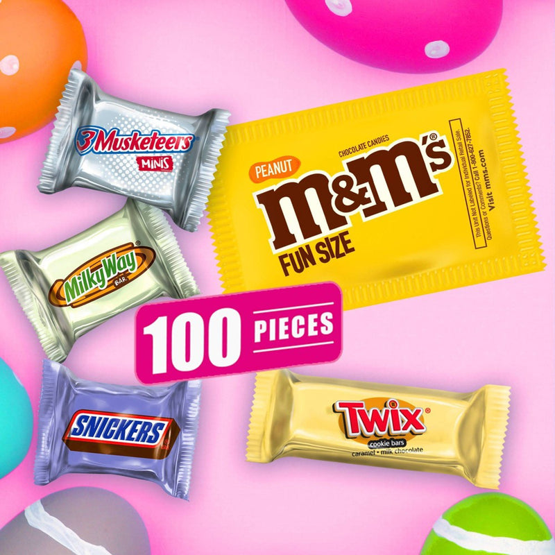 Mars Easter Chocolate and Sugar Assorted Variety Pack - 31.3oz/100ct