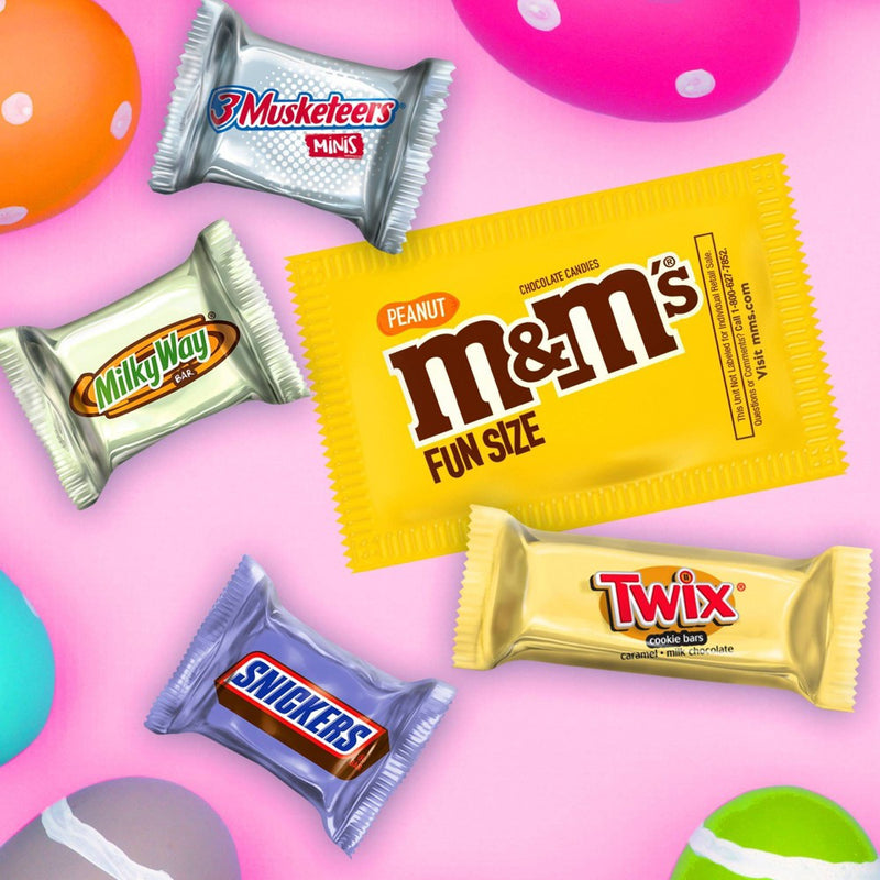 Mars Easter Chocolate and Sugar Assorted Variety Pack - 31.3oz/100ct