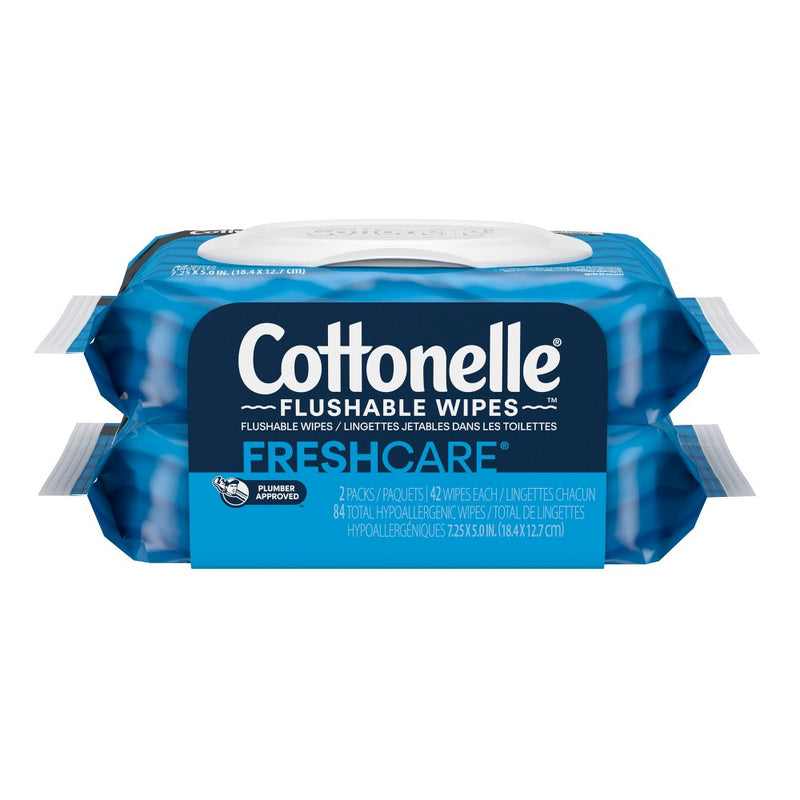 Cottonelle Flushable Wet Wipes - 2pk/42ct