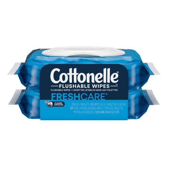 Cottonelle Flushable Wet Wipes - 2pk/42ct