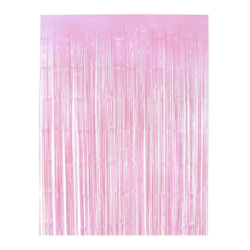 Rainbow Confetti Fringe Backdrop Lavender - Spritz