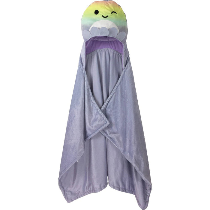 Squishmallows Kids' Hooded Blanket Purple