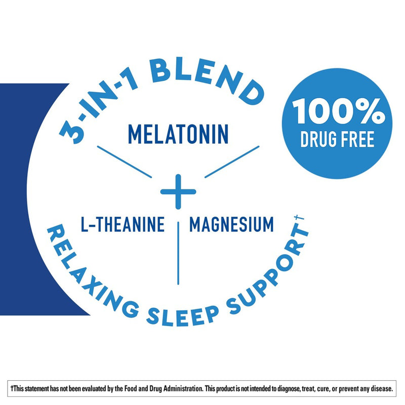 Nature Made Wellblends Sleep and Recover Sleep Aid Gummies with Melatonin, L theanine and Magnesium - 44ct