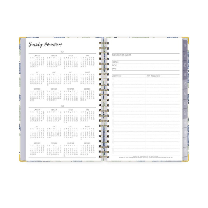 Ivory Paper Co 2024 Planner 8"x5" Weekly/Monthly Wirebound Mariposas
