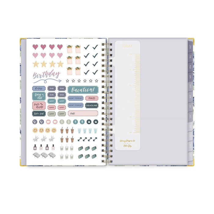 Ivory Paper Co 2024 Planner 8"x5" Weekly/Monthly Wirebound Mariposas