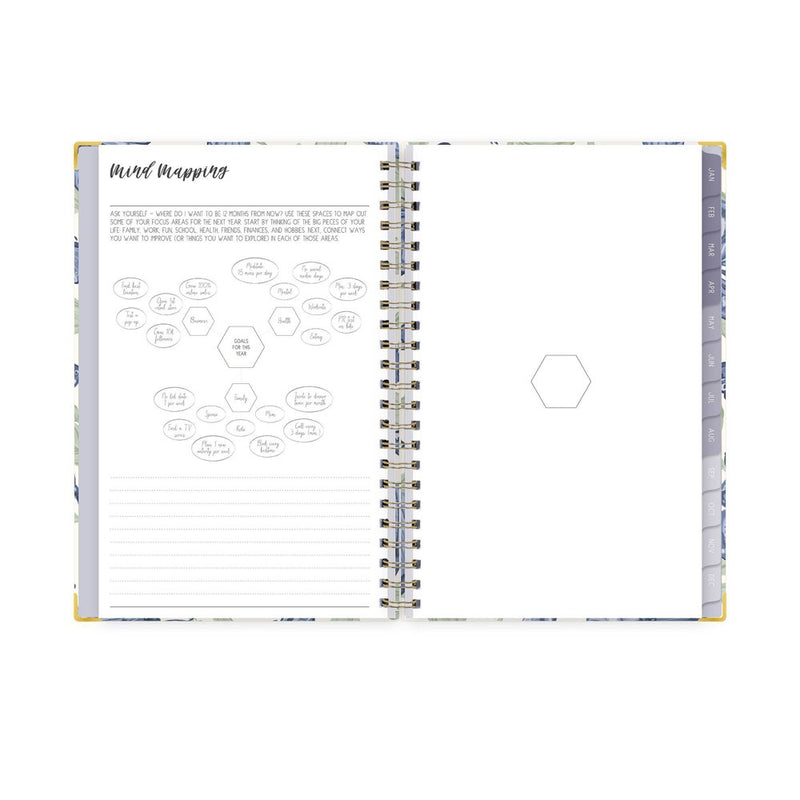 Ivory Paper Co 2024 Planner 8"x5" Weekly/Monthly Wirebound Mariposas