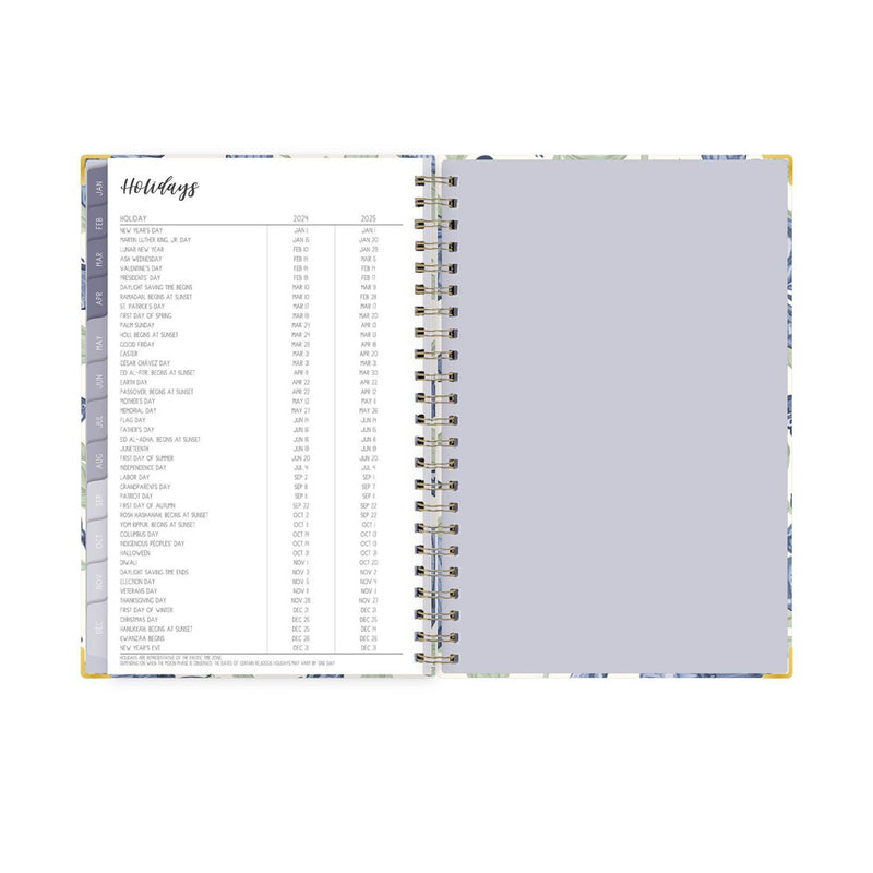 Ivory Paper Co 2024 Planner 8"x5" Weekly/Monthly Wirebound Mariposas
