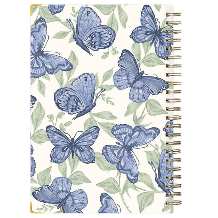 Ivory Paper Co 2024 Planner 8"x5" Weekly/Monthly Wirebound Mariposas