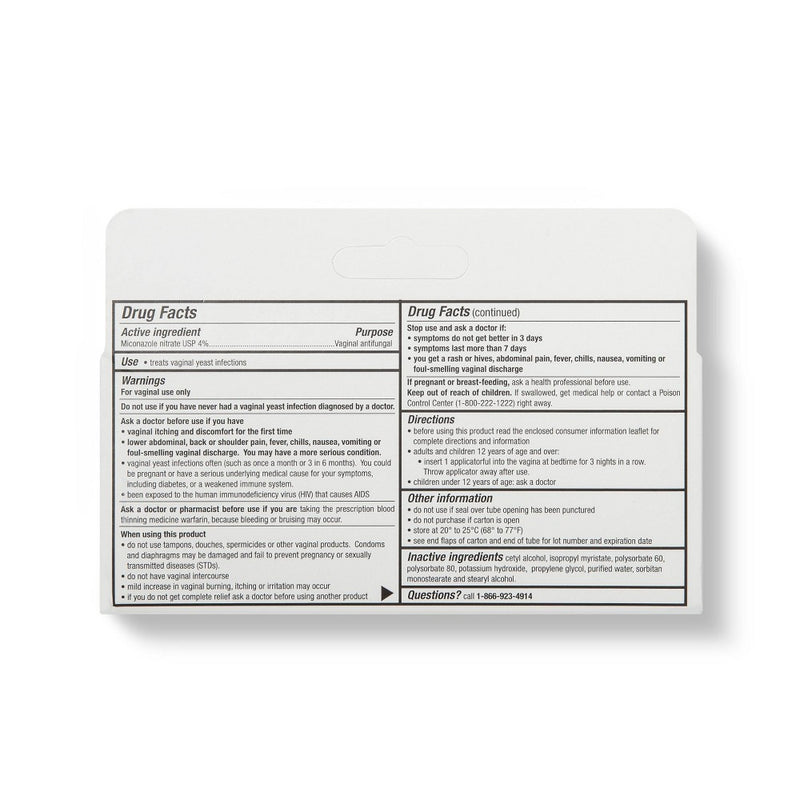 Miconazole 3 Day Treatment Combo Pack- up & up