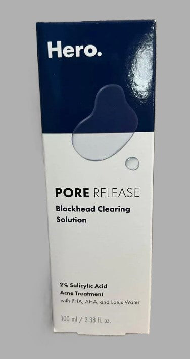 Hero Cosmetics Pore Release Facial Treatment- 3.38 fl oz EXP 02/26