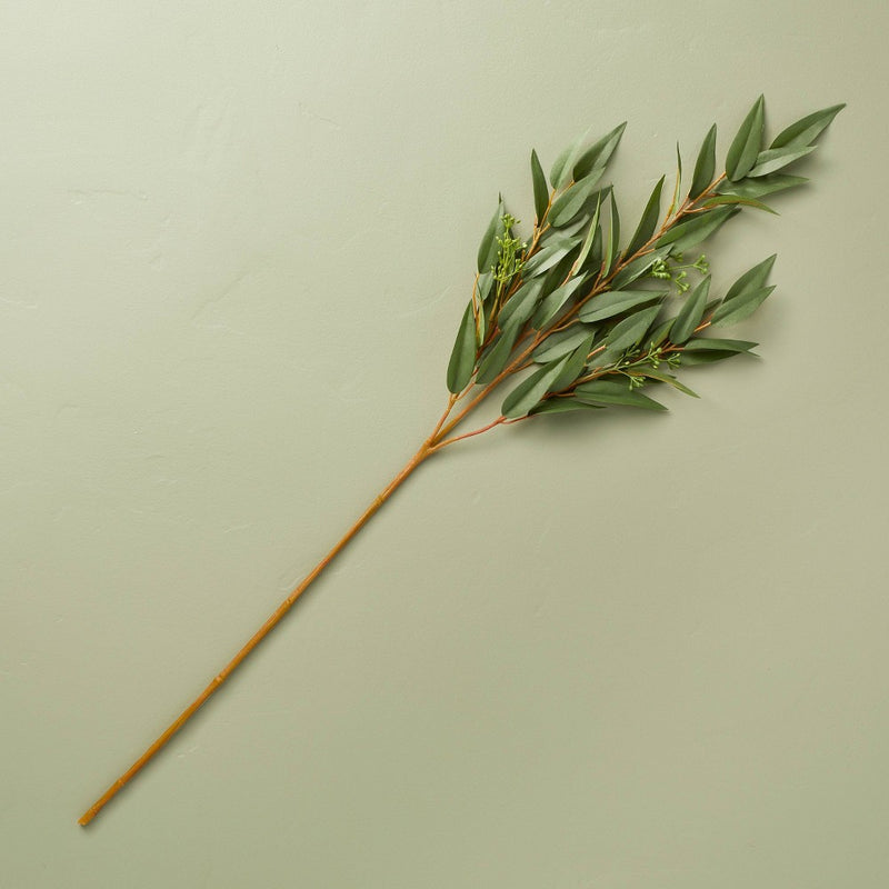 36" Faux Seeded Willow Leaf Stem - Hearth & Hand with Magnolia (LOCAL PICKUP ONLY)