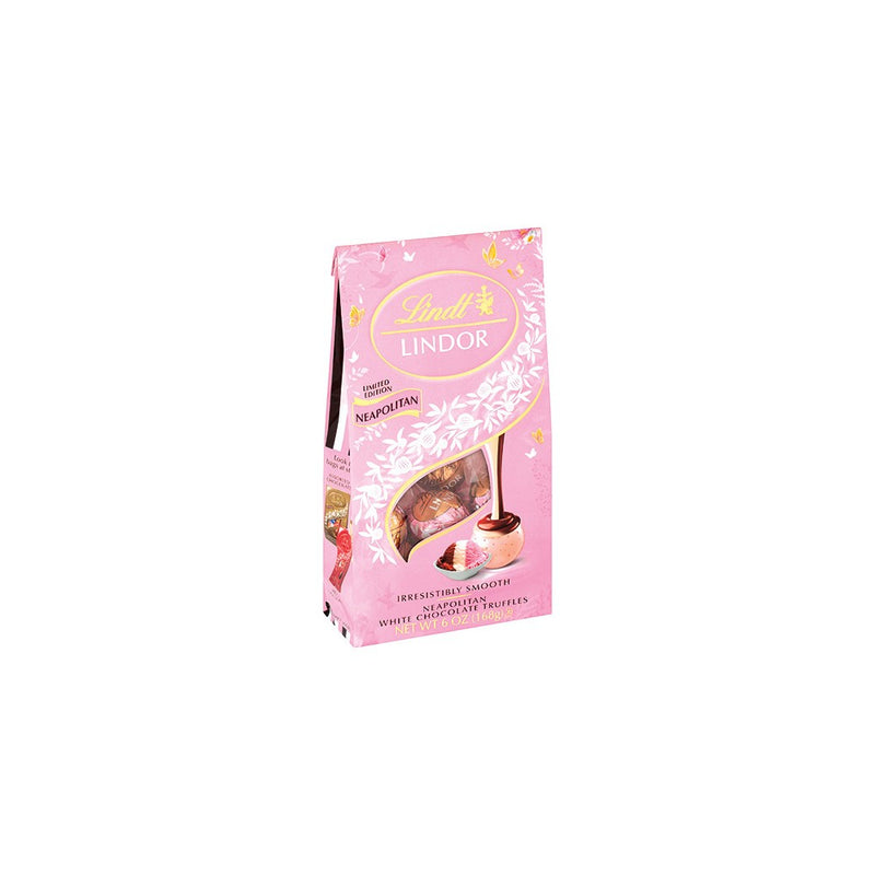 Lindor Easter Spring Neapolitan White Chocolate Truffles Bag - 6oz