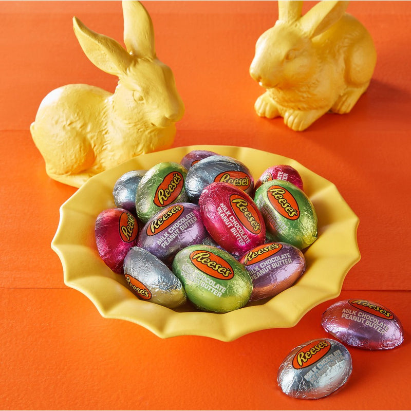 Reese's Milk Chocolate Peanut Butter Creme Eggs Easter Candy - 16.1oz
