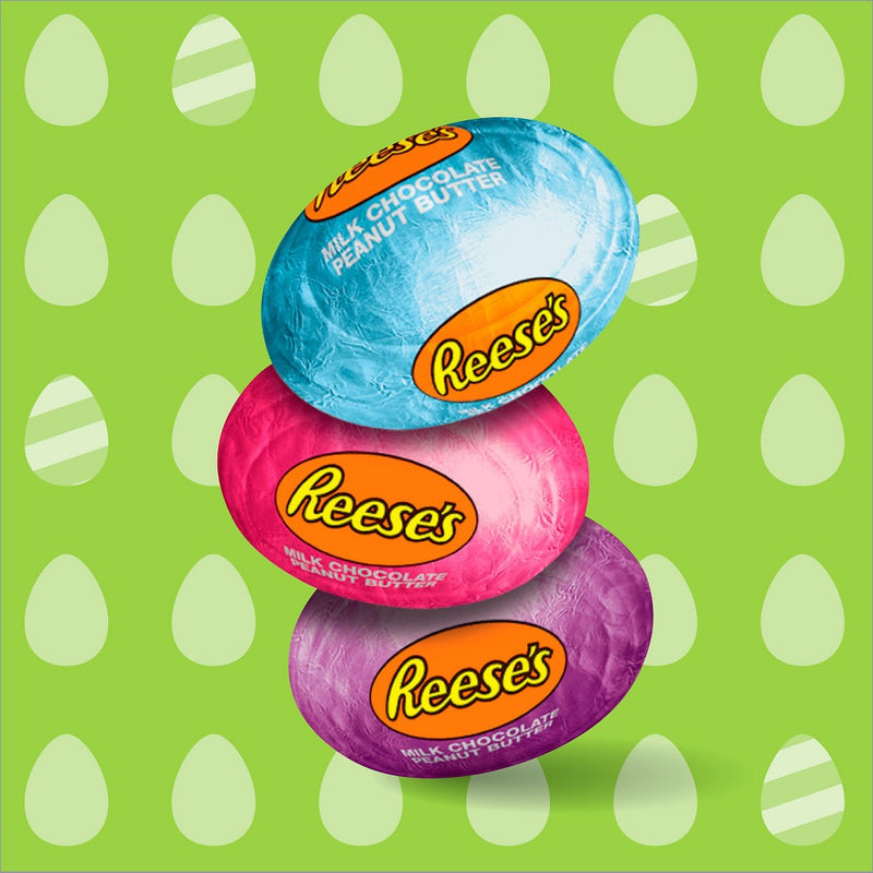 Reese's Milk Chocolate Peanut Butter Creme Eggs Easter Candy - 16.1oz