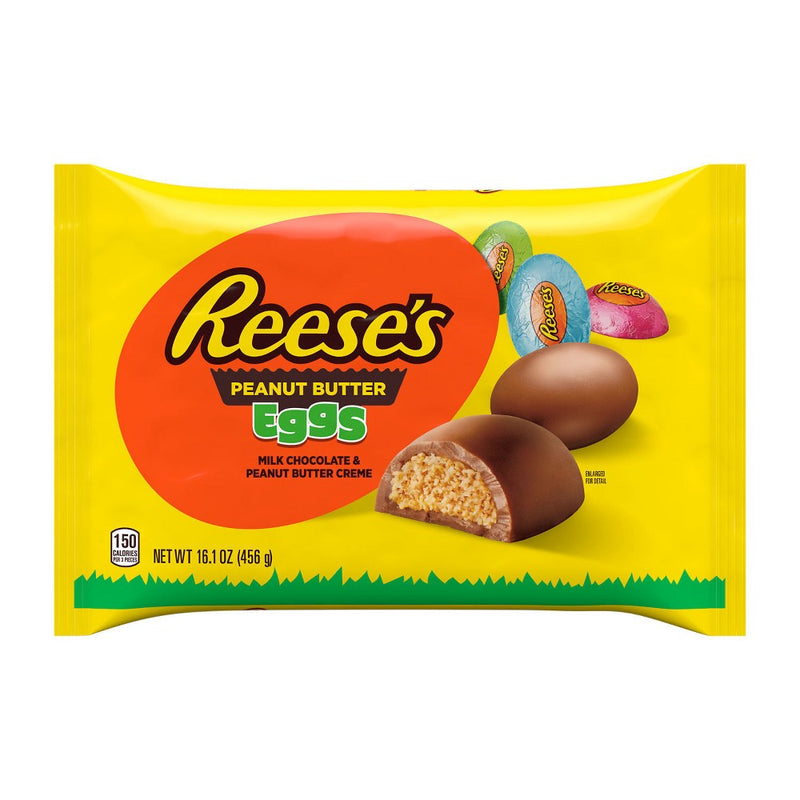 Reese's Milk Chocolate Peanut Butter Creme Eggs Easter Candy - 16.1oz