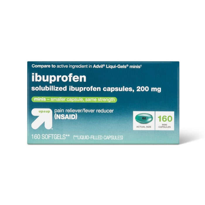 Ibuprofen Mini Gelcaps (NSAID) - 160ct - up & up