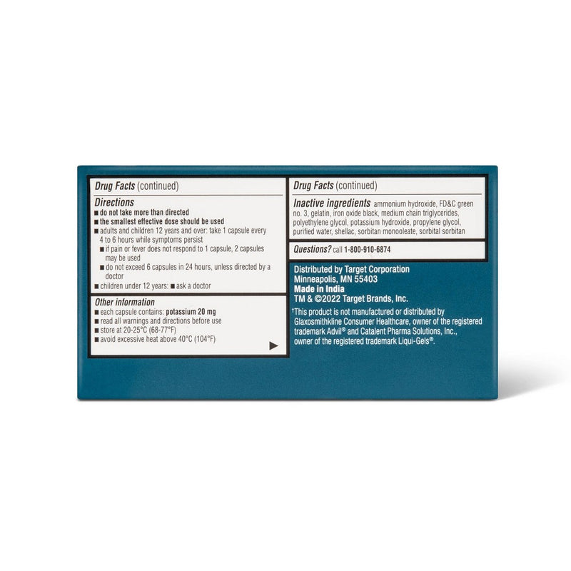 Ibuprofen Mini Gelcaps (NSAID) - 160ct - up & up