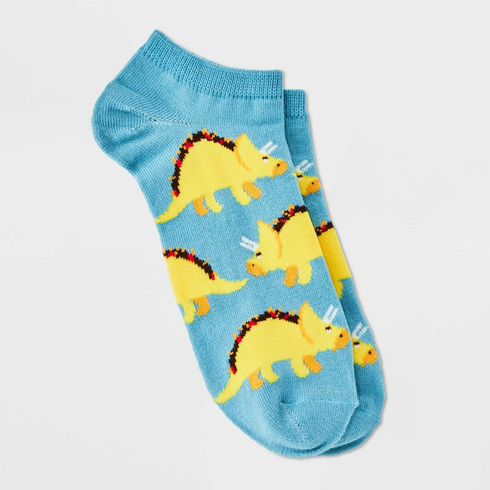Women's Tacosaurus Low Cut Socks - Xhilaration Blue 4-10