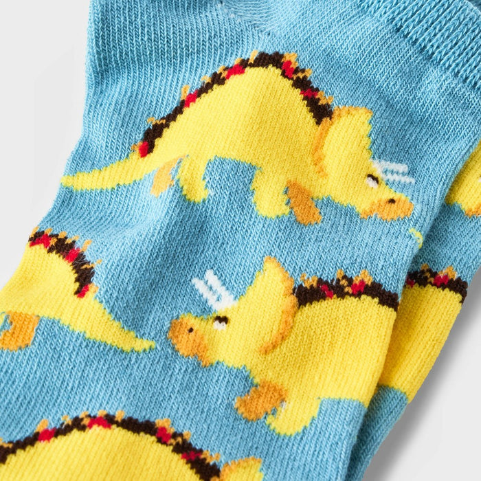 Women's Tacosaurus Low Cut Socks - Xhilaration Blue 4-10