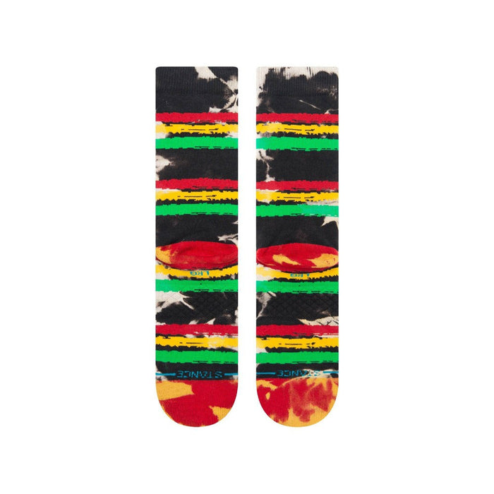 STANCE x WADE Men's Striped Jashta Crew Socks - Orange/Green L