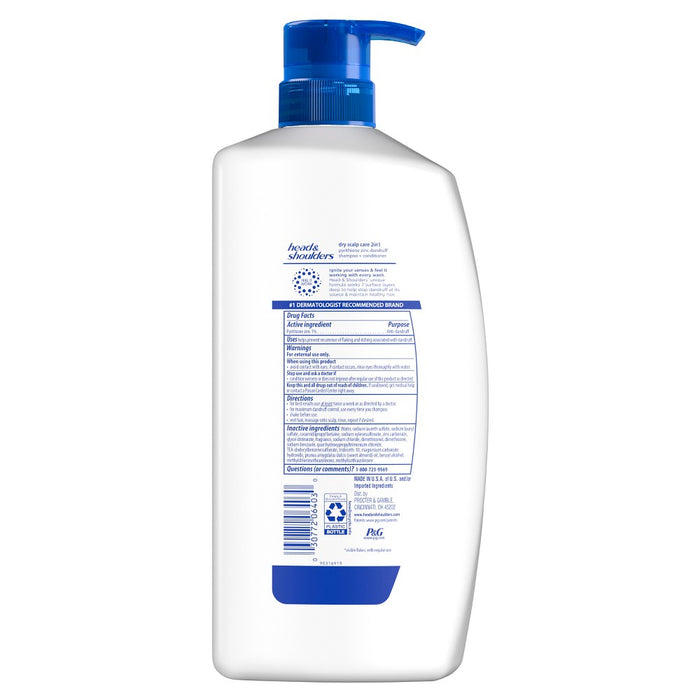 Head & Shoulders Dry Scalp Care 2-in-1 Anti-Dandruff Shampoo and Conditioner with Almond Oil - 28.2 fl oz