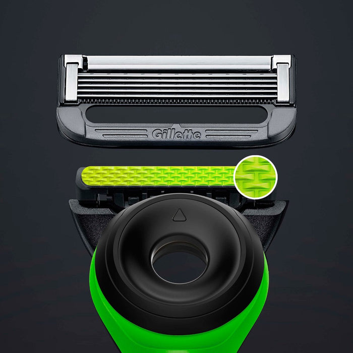 RAZER + Gillette Labs Exfoliating Bar Razor + 1 Razor Blade Refill