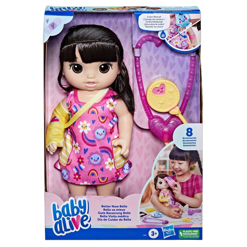 Baby Alive Better Now Bella - Long Black Hair/Brown Eyes