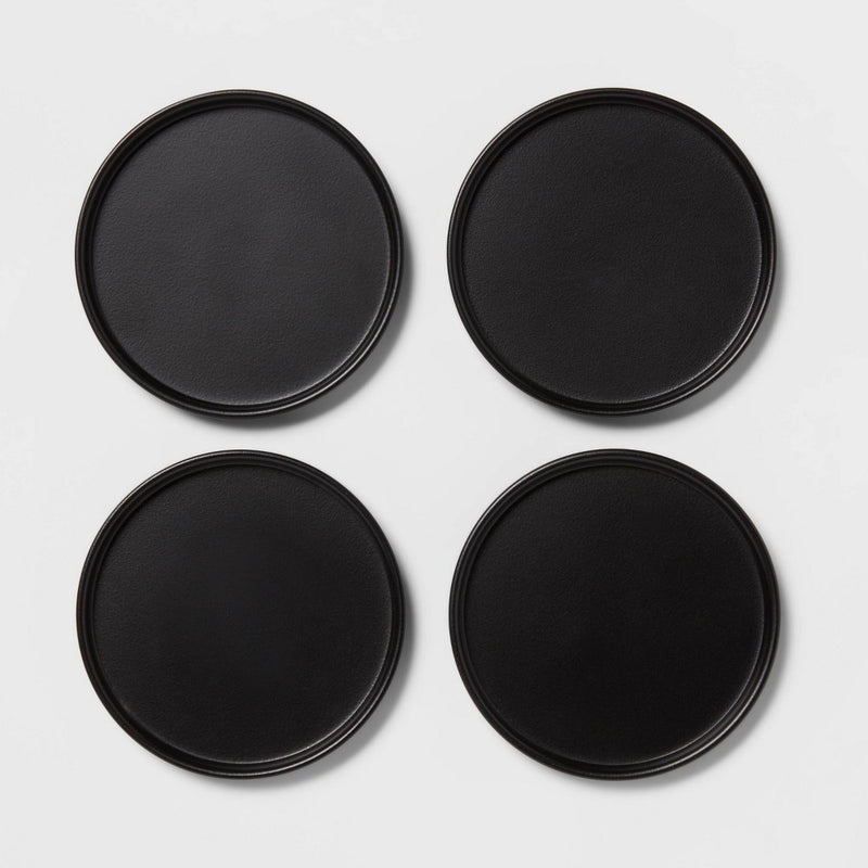 4pk Metal Coasters with Stand - Threshold