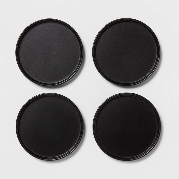 4pk Metal Coasters with Stand - Threshold
