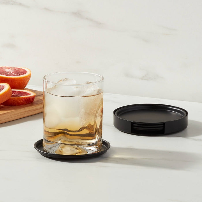 4pk Metal Coasters with Stand - Threshold