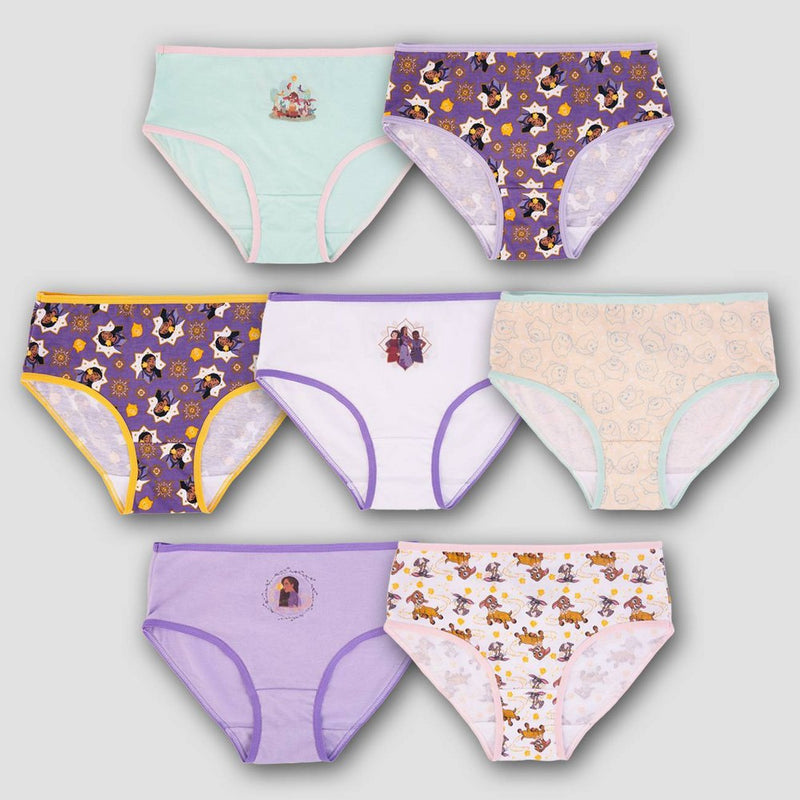Girls' Disney Wish 7pk Briefs - 4