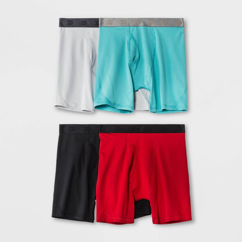 Boys' 4pk Mesh Boxer Briefs - All In Motion L