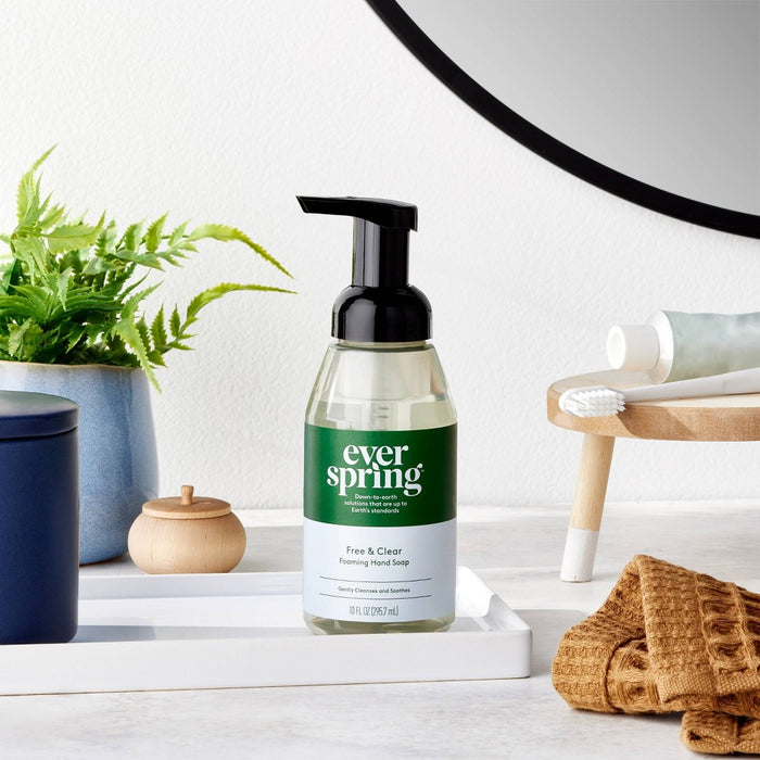 Unscented Foaming Hand Soap - 10 fl oz - Everspring