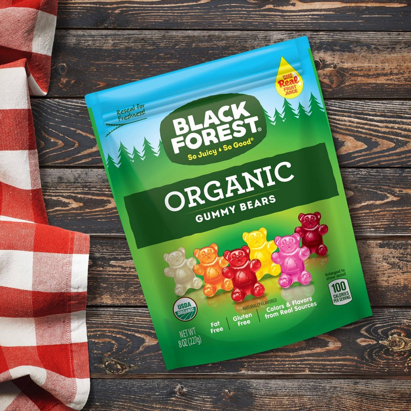 Black Forest Organic Gummy Bears Candy - 8oz
