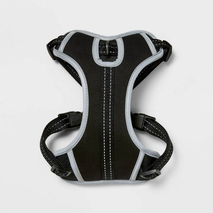 Ultimate Reflective and Adjustable Dog Harness - Black - XS - Boots & Barkley