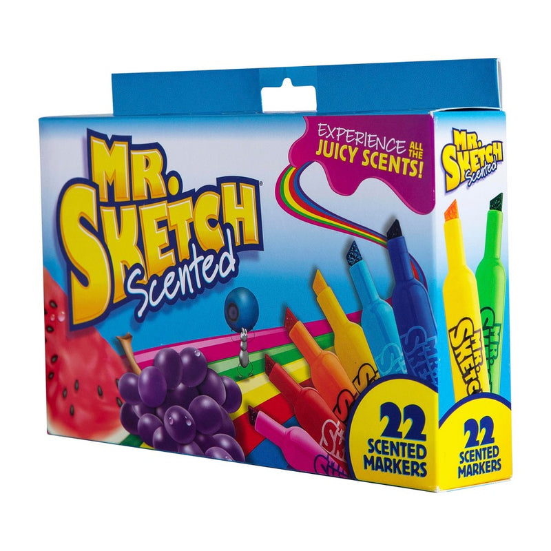 Mr. Sketch 22pk Scented Markers Chisel Tip