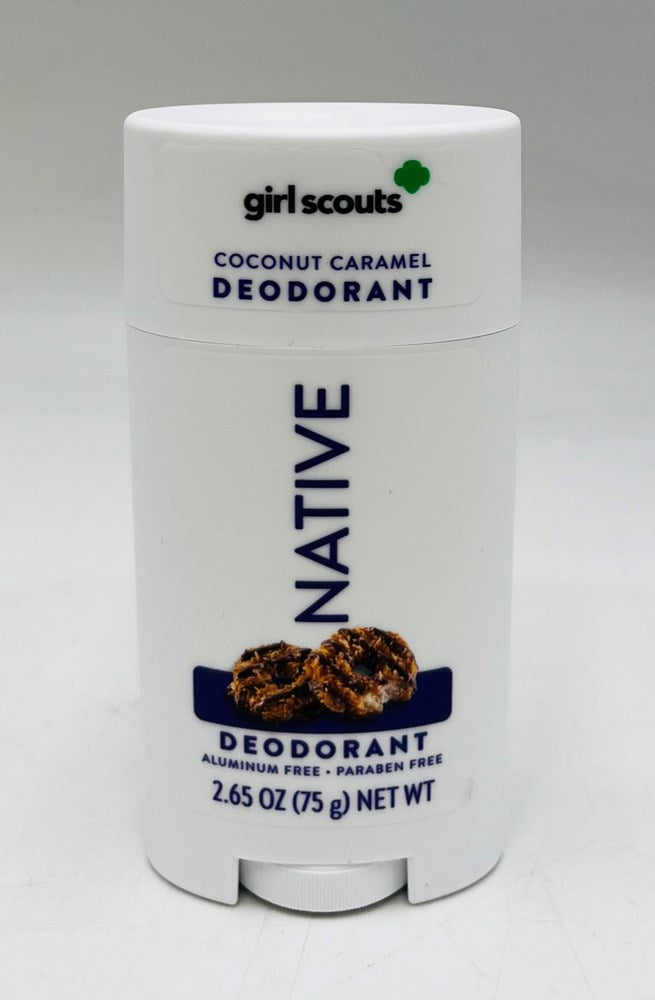2 PACK Native Limited Edition Girl Scout Coconut Caramel Cookie Deodorant - 2.65oz