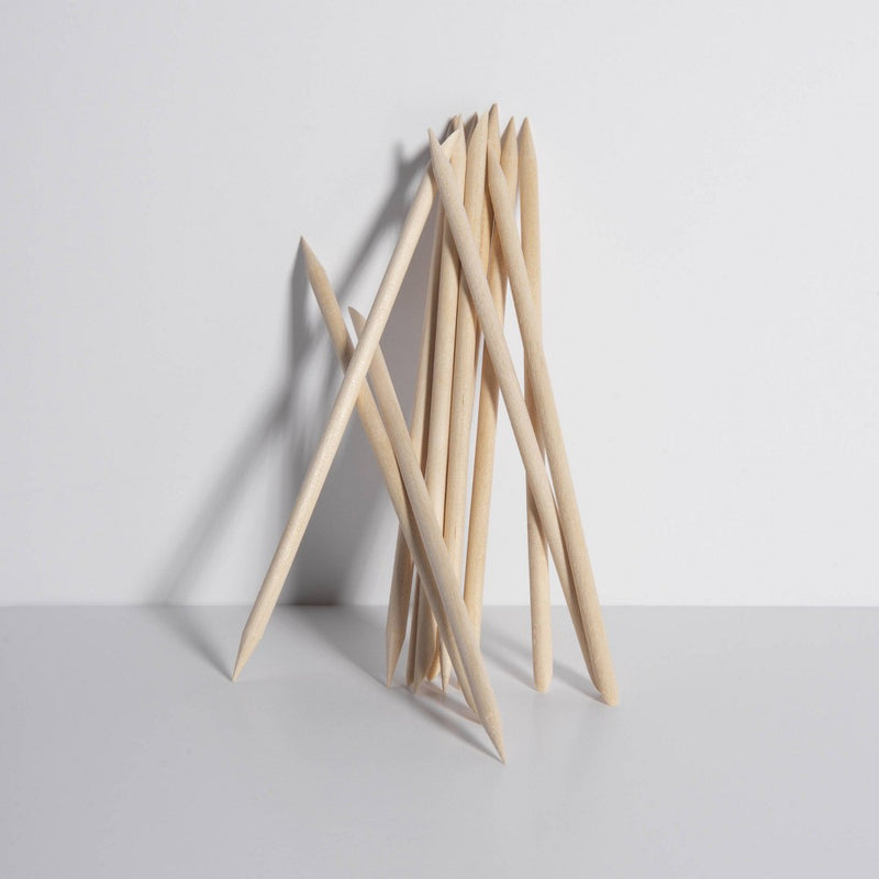 Trim Wood Nail Care Cuticle Sticks - 12pc