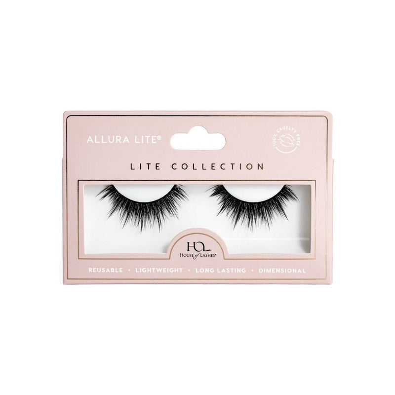 House of Lashes Allura Lite Soft Volume 100% Cruelty-Free Faux Mink Fibers False Eyelashes - 1pr