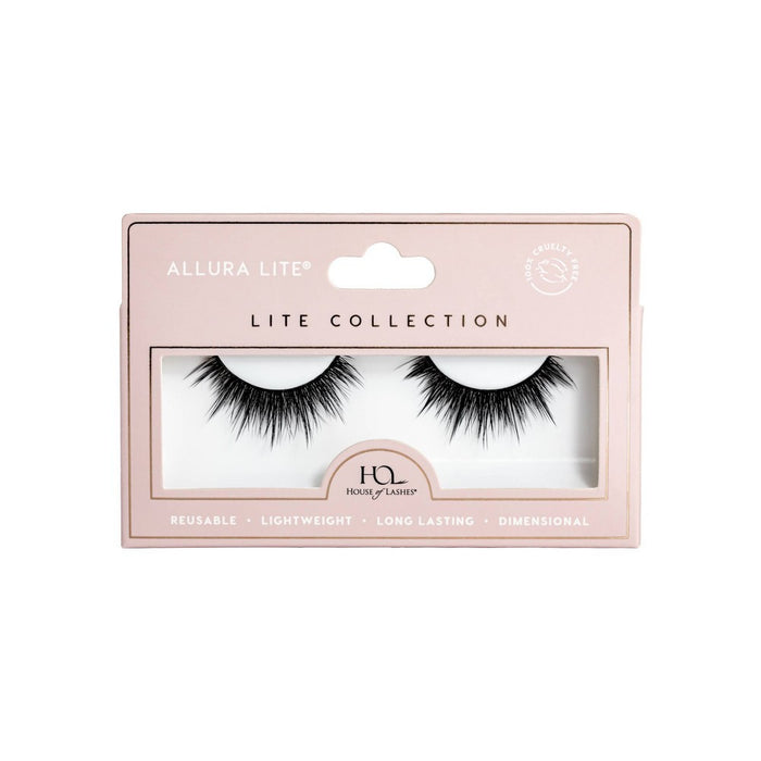 House of Lashes Allura Lite Soft Volume 100% Cruelty-Free Faux Mink Fibers False Eyelashes - 1pr