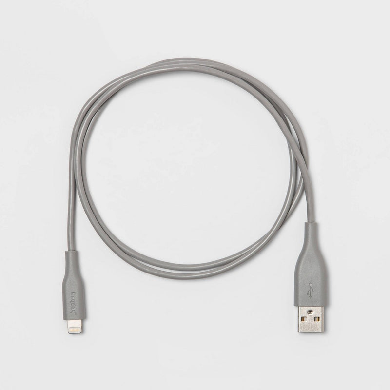 3' Lightning to USB-A Round Cable - heyday Wild Dove